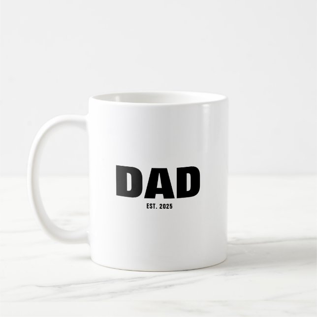 Pappa etablerade ny faderskapspresent kaffemugg (Vänster)