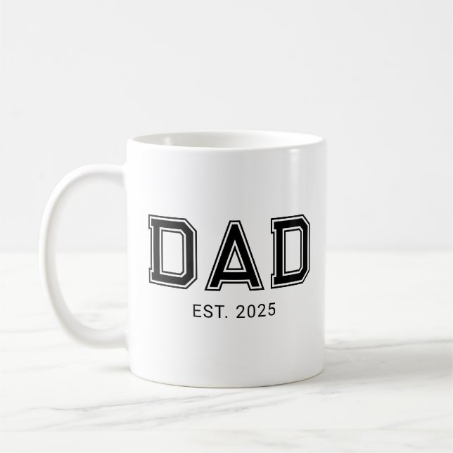Pappa etablerade ny faderskapspresent kaffemugg (Vänster)