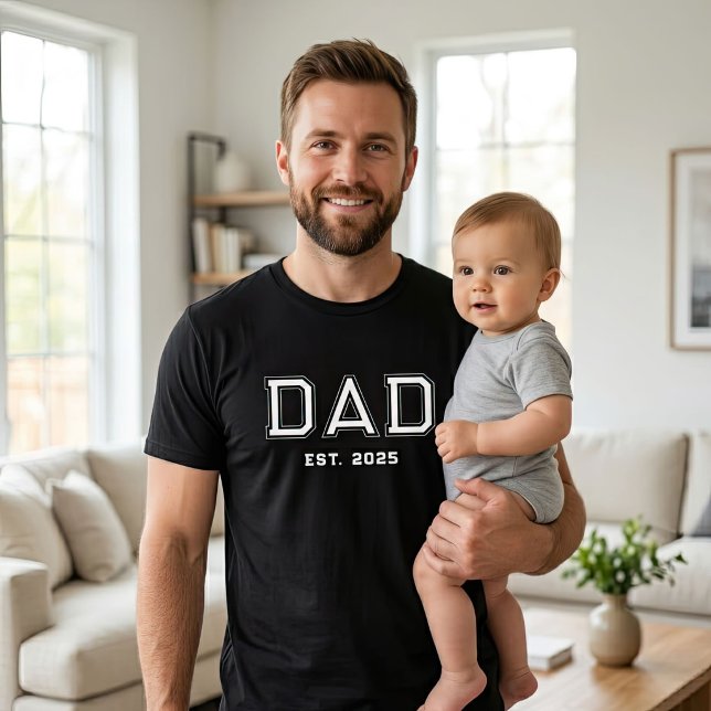 Pappa etablerade ny faderskapspresent t shirt (Skapare uppladdad)