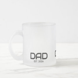 Pappa etablerade Ny pappagåva Frostad Glasmugg