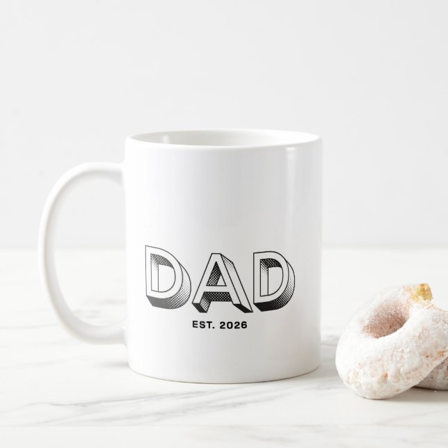 Pappa etablerade Ny Pappagåva Kaffemugg (Med munk)