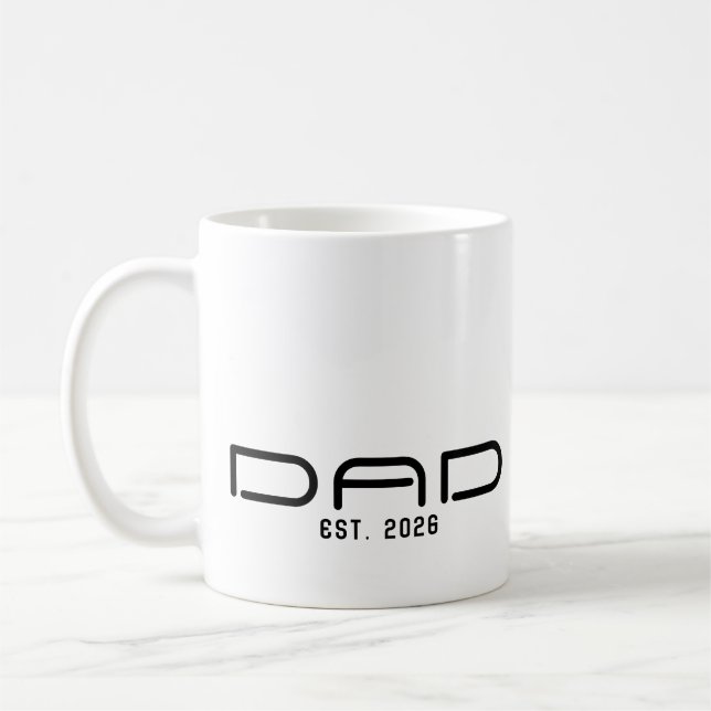 Pappa etablerade ny pappagåva  kaffemugg (Vänster)