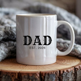 Pappa etablerade ny pappagåva kaffemugg