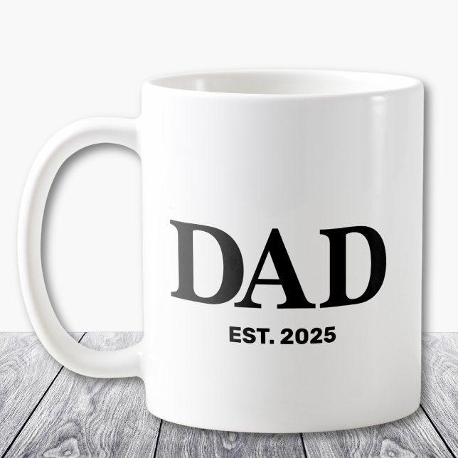Pappa etablerade Ny pappagåva  Kaffemugg (Skapare uppladdad)