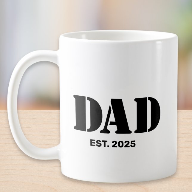 Pappa etablerade Ny Pappagåva  Kaffemugg (Skapare uppladdad)