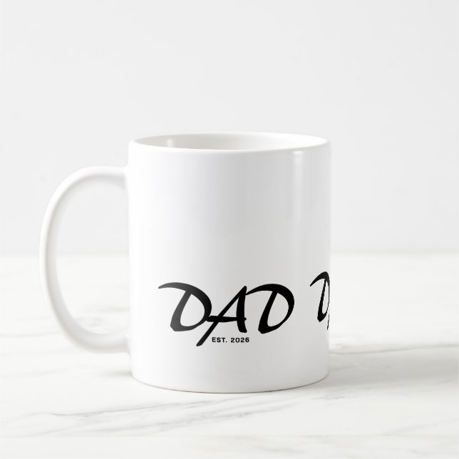 Pappa etablerade ny pappagåva kaffemugg (Vänster)