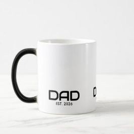 Pappa etablerade Ny pappagåva Magisk Mugg