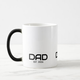 Pappa etablerade Ny pappagåva Magisk Mugg