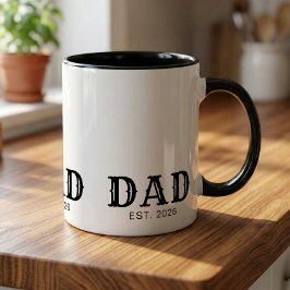 Pappa etablerade ny pappagåva mugg
