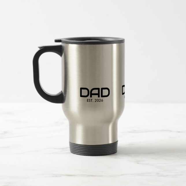 Pappa etablerade Ny pappagåva  Resemugg (Vänster)