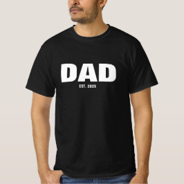 Pappa etablerade ny pappagåva t shirt