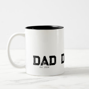 Pappa etablerade ny pappagåva Två-Tonad mugg