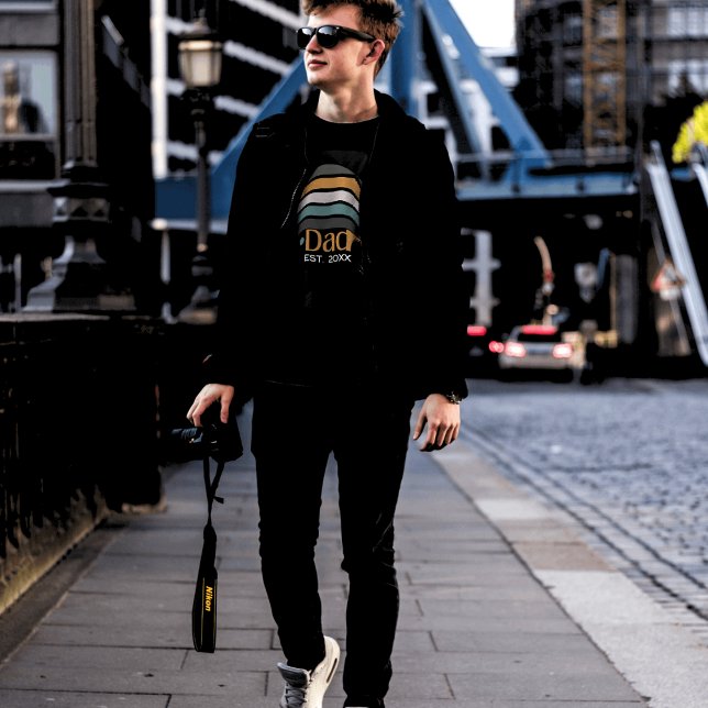 Pappa Etablerade Retro Manar T Shirt (Skapare uppladdad)