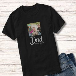 Pappa Etablerade Skript Foto T Shirt