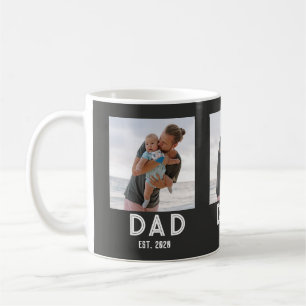 Pappa etablerade svart foto present Fars dag Kaffemugg