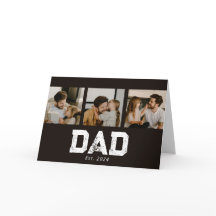 Pappa etablerade Svart Rolig 3 Bild