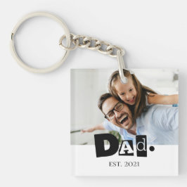 Pappa etablerat år anpassad foto jul pappa
