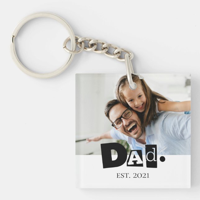 Pappa etablerat år anpassad foto jul pappa (Framsidan)