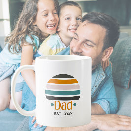Pappa Etablerat Retro Kaffemugg