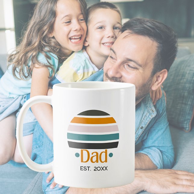 Pappa Etablerat Retro Kaffemugg (Skapare uppladdad)