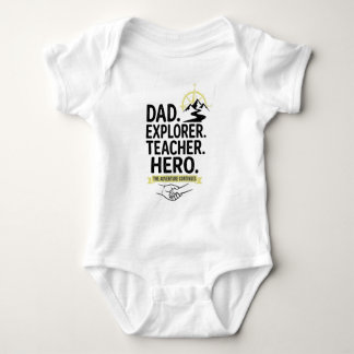 Pappa Explorer Lärare Hjälte T-Shirt | Äventyrlig 