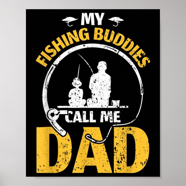 Pappa Fader Faders Dag Mina Fiskekompisar Kallar M Poster (Framsidan)