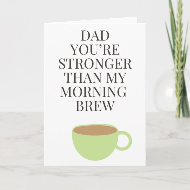 Pappa, fadersdag, födelsedags gratulationskort kort (Framsida)