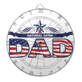 Pappa far, en naturlig född pappa darttavla