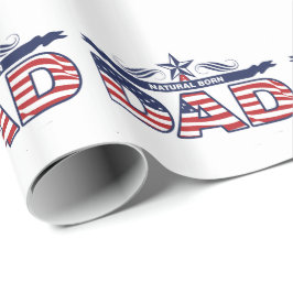 Pappa far, en naturlig född pappa presentpapper