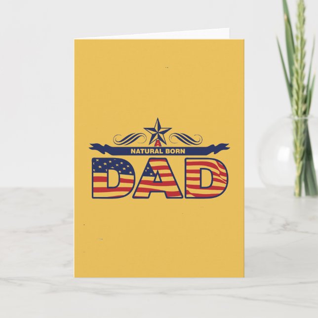 Pappa, Far, ett naturnära Pappa Kort (Framsida)