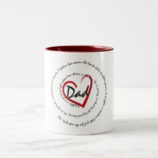 Pappa, Far, Fars dag Två-Tonad Mugg