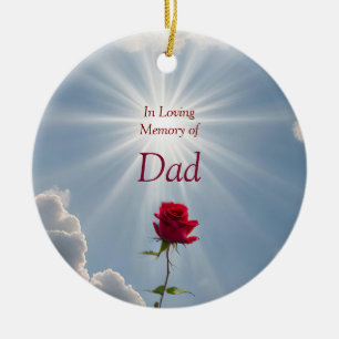 Pappa Far Minnes Jul Julgransprydnad Keramik