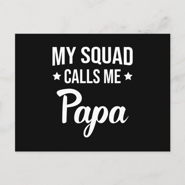 Pappa Far pappa Fars dag Best Funny Gift Vykort (Framsida)