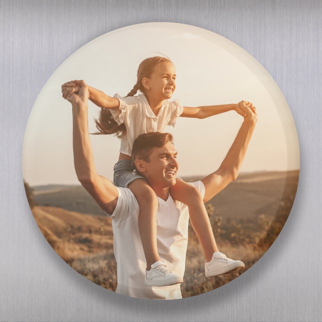 Pappa Far Pappa Fullt Photo Magnet (Skapare uppladdad)