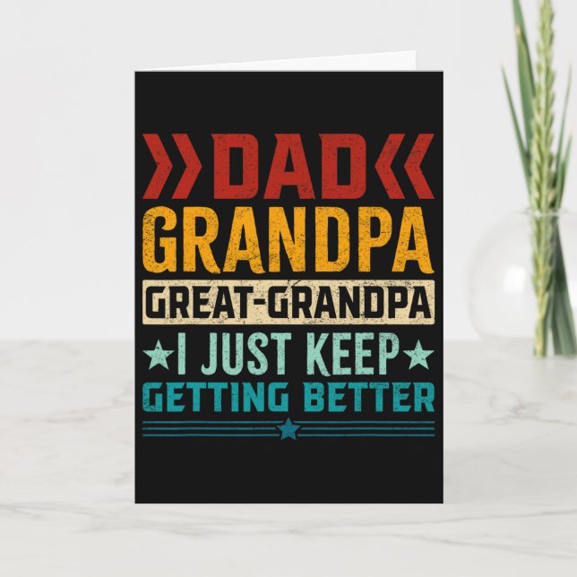 Pappa Farfar Fadersdag  Kort (Framsida)