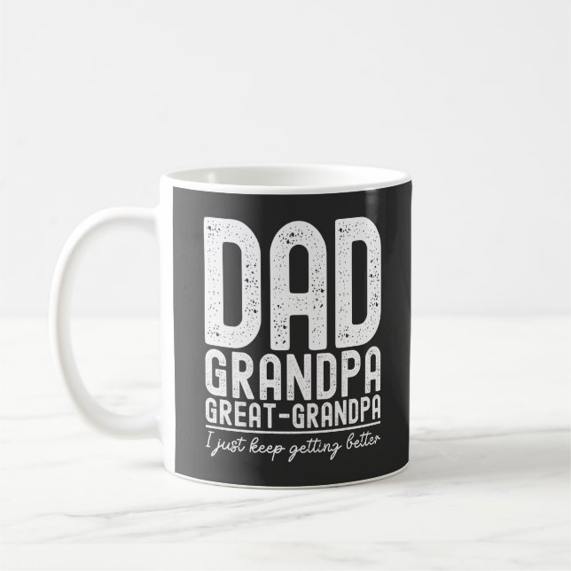 Pappa Farfar Fantastisk Farfar Rolig Fars Dag Kaffemugg (Vänster)