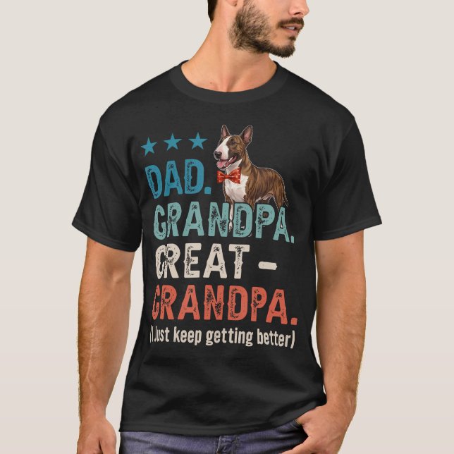 Pappa Farfar Farfar Bättre Fars Dag T Shirt (Framsida)