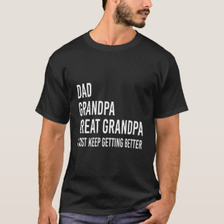 Pappa Farfar Förfader Fars Dag Från Farfar T Shirt