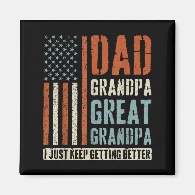 Pappa Farfar Förfader  Magnet (Framsidan)