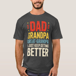 Pappa Farfar Gammelfarfar Bästa Farfar Fäder T Shirt