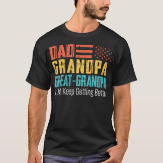 Pappa Farfar Superfarfar Rolig Fars Dag T Shirt