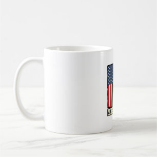 Pappa Farfar Vintage Patriotisk Familj T-Shirt Des Kaffemugg