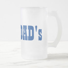 Pappa Fars dag Birthday Frosted Glass Beer Mugg