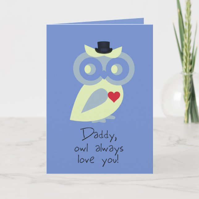 Pappa Fars dag Card Kort (Framsida)
