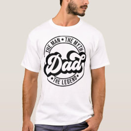 Pappa Fars dag Far födelsedag pappa Dada Popa T Shirt