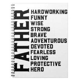 Pappa Fars dag pappa Birthday Pappa jul Anteckningsbok