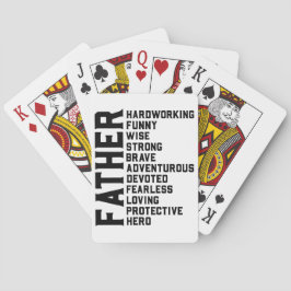 Pappa Fars dag pappa Birthday Pappa jul Casinokort