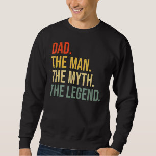 Pappa Fars dag Pappa, mannen, myten om mig Lång Ärmad Tröja