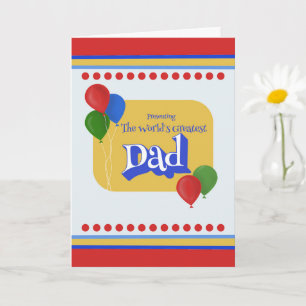 Pappa Fars dag Presenterar Världens Bästa Kort