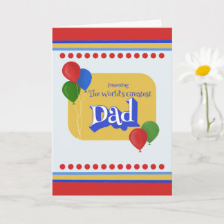 Pappa Fars dag Presenterar Världens Bästa Kort